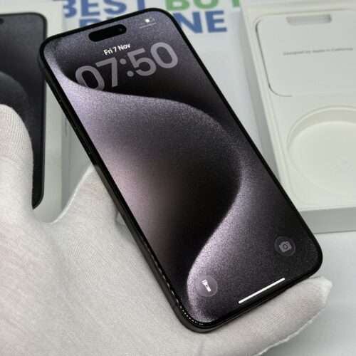 IMG_1802 iPhone 15 Pro Max 256GB zwart /zeer net /87% batt /garantie