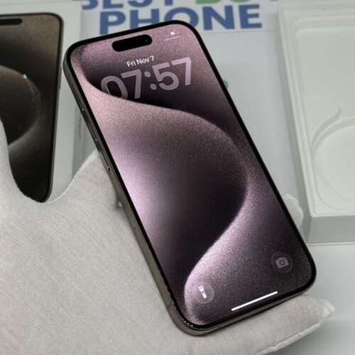 iPhone 15 Pro 128GB naturel /zeer net /88% batt /garantie