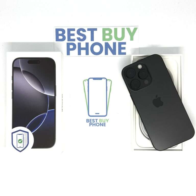 iPhone 16 Pro 128GB zwart /krasvrij /100% batt /garantie