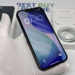 iPhone 13 128GB zwart /krasvrij scherm /100% batt /garantie