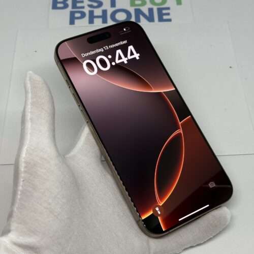 iPhone 16 Pro Max 256GB goud /zeer net /91% batt /garantie