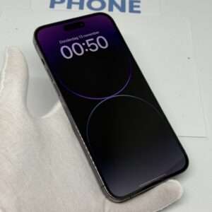 iPhone 14 Pro Max 256GB paars /kras vrij glas /87% batt /garantie