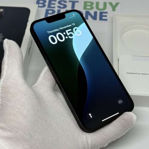 iPhone 13 128GB zwart /zeer net /96% batt /garantie