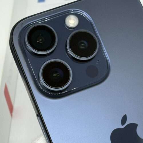 iPhone 15 Pro 256GB blauw /zeer net /85% batt /garantie