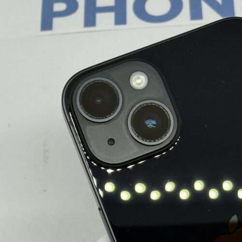 iPhone 14 128GB zwart /krasvrij /97% batt /garantie