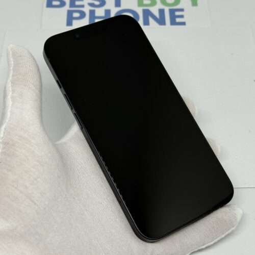 iPhone 14 128GB zwart /krasvrij /97% batt /garantie