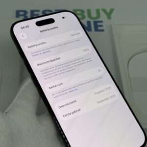 iPhone Air 256GB zwart /krasvrij /100% batt /garantie