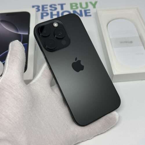 iPhone 16 Pro 128GB zwart /zeet net /92% batt /garantie