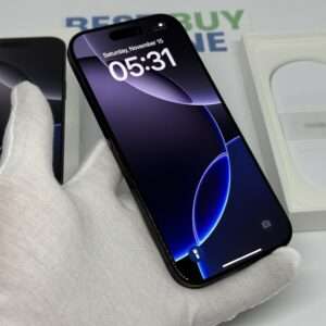 iPhone 16 Pro 128GB zwart /zeet net /92% batt /garantie