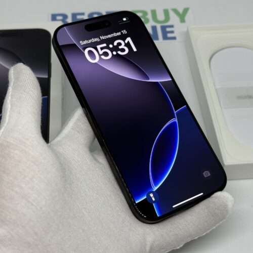 iPhone 16 Pro 128GB zwart /zeet net /92% batt /garantie