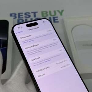 iPhone 16 Pro 128GB zwart /zeet net /92% batt /garantie