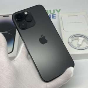 iPhone 14 Pro Max 128GB zwart /krasvrij /100% batt /garantie