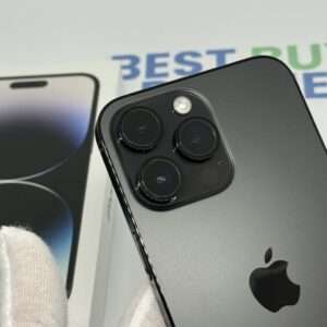 iPhone 14 Pro Max 128GB zwart /krasvrij /100% batt /garantie