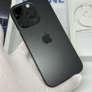 iPhone 16 Pro 512GB zwart /krasvrij /100% batt /garantie