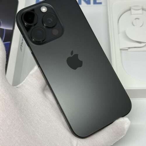 iPhone 16 Pro 512GB zwart /krasvrij /100% batt /garantie