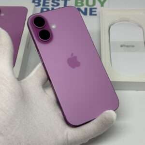 iPhone 16 128GB roze /krasvrij /100% batt /garantie