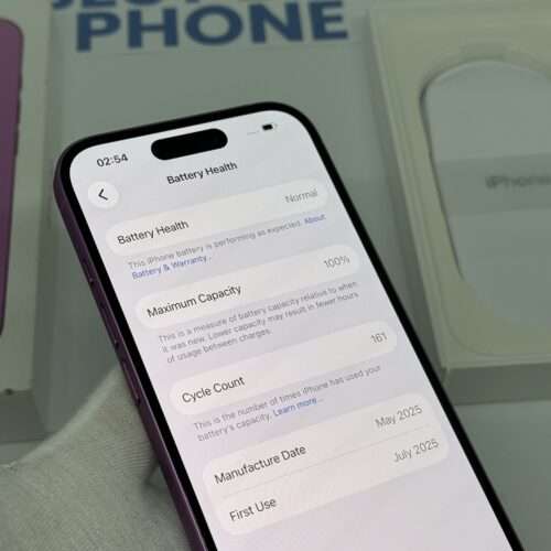 iPhone 16 128GB roze /krasvrij /100% batt /garantie