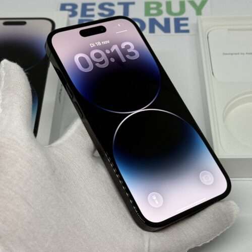 iPhone 14 Pro 128GB zwart /zeer net /100% batt /garantie