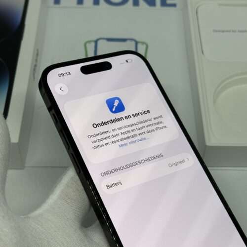iPhone 14 Pro 128GB zwart /zeer net /100% batt /garantie