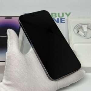 iPhone 14 Pro Max 128GB paars /kras vrij glas /85% batt /garantie