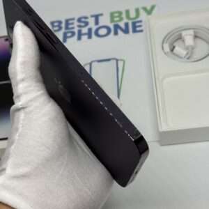 iPhone 14 Pro Max 128GB paars /kras vrij glas /85% batt /garantie