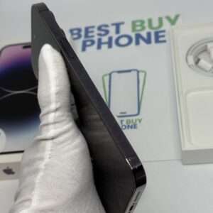 iPhone 14 Pro Max 128GB paars /kras vrij glas /85% batt /garantie