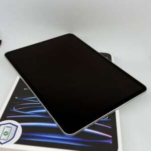 iPad Pro 4e 11 inch M2 128GB zilver /krasvrij /94% batt /garantie