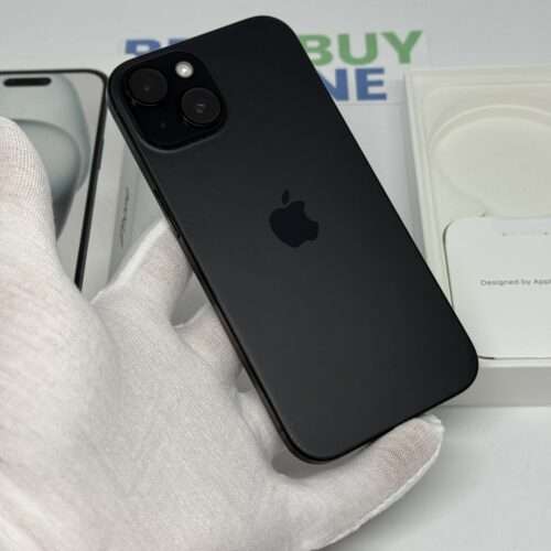 iPhone 15 128GB zwart /91% batt /licht gebruikt /garantie