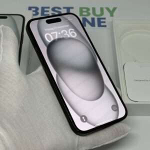 iPhone 15 128GB zwart /91% batt /licht gebruikt /garantie