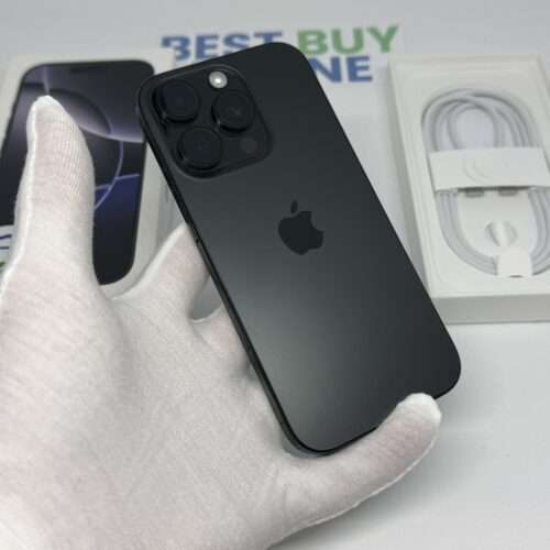 IMG_2345 2 iPhone 16 Pro 128GB zwart /98% batt /zeer net /garantie