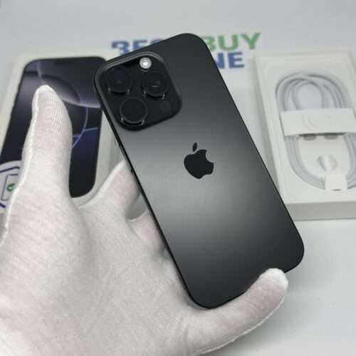 IMG_2346 2 iPhone 16 Pro 128GB zwart /98% batt /zeer net /garantie