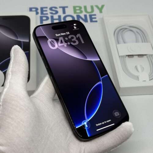 IMG_2348 2 iPhone 16 Pro 128GB zwart /98% batt /zeer net /garantie