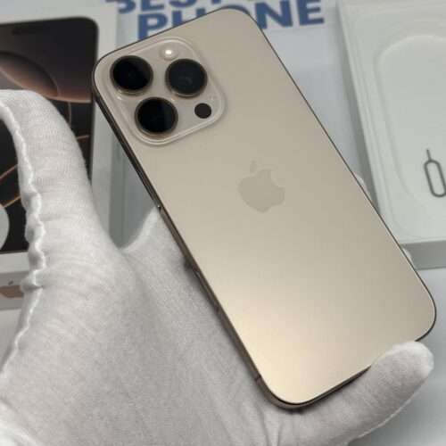 IMG_2354 iPhone 16 Pro 256GB goud /100% batt /zeer net /garantie