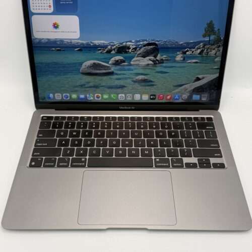 IMG_2370 MacBook Air M1 256GB grijs /kras vrij /90% batt /garantie