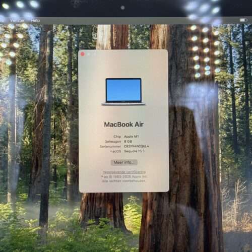 IMG_2380 MacBook Air M1 256GB grijs /zeer net /89% batt /garantie
