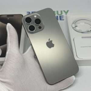 iPhone 15 Pro Max 256GB naturel /kras vrij /94% batt /garantie