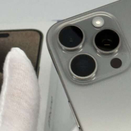 iPhone 15 Pro Max 256GB naturel /kras vrij /94% batt /garantie