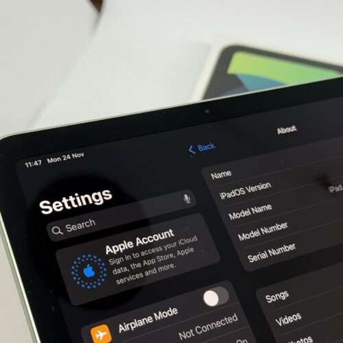 iPad Air 4e 256GB groen /krasvrij /88% batt /garantie