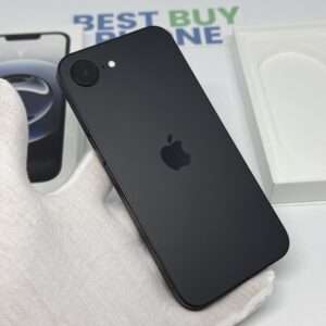 iPhone 16E 256GB zwart /zeer net /100% batt /garantie