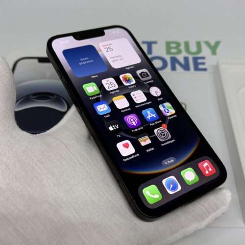 iPhone 16E 256GB zwart /zeer net /100% batt /garantie