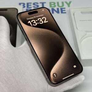 iPhone 15 Pro 512GB naturel /krasvrij /100% batt /garantie