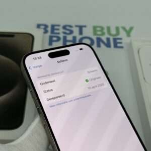 iPhone 15 Pro 512GB naturel /krasvrij /100% batt /garantie