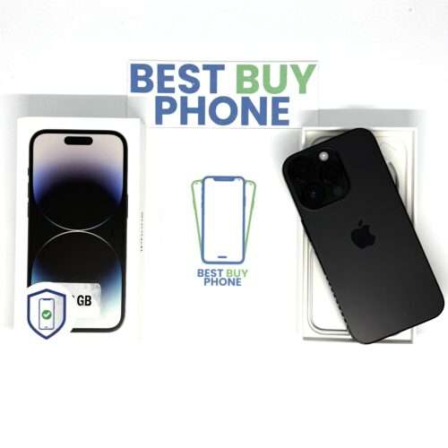 iPhone 14 Pro 256GB zwart /krasvrij /90% batt /garantie