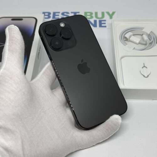 iPhone 14 Pro 256GB zwart /krasvrij /90% batt /garantie