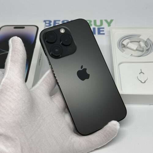 iPhone 14 Pro 256GB zwart /krasvrij /90% batt /garantie