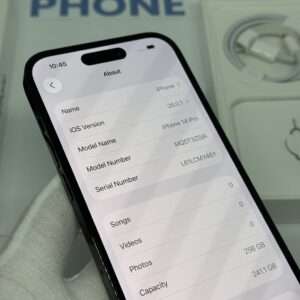 iPhone 14 Pro 256GB zwart /krasvrij /90% batt /garantie