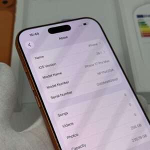 iPhone 17 Pro Max 256GB oranje /ongebruikt + 24 maanden garantie