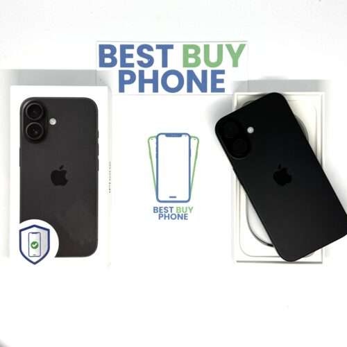 iPhone 16 128GB zwart /kras vrij glas /100% batt /garantie