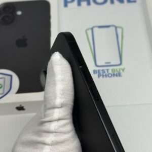 iPhone 16 128GB zwart /kras vrij glas /100% batt /garantie