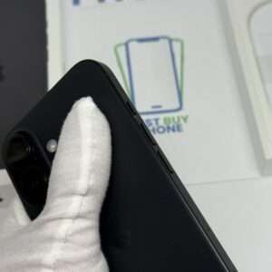 iPhone 16 128GB zwart /kras vrij glas /100% batt /garantie